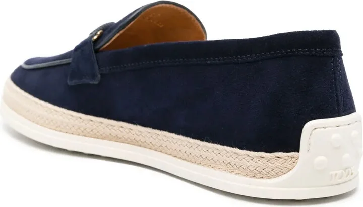 Suede Espadrille Loafers - Image 3