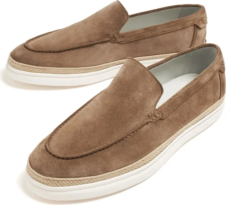 Suede Espadrille Loafers - Image 4