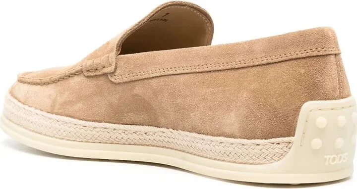 Suede Espadrille Loafers - Image 3