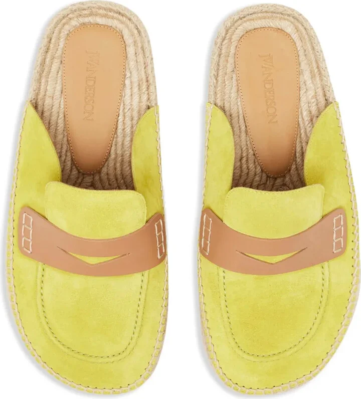 Suede Espadrille Mules - Image 4