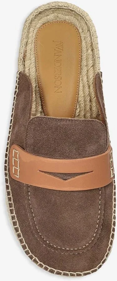 Suede Espadrille Mules - Image 3