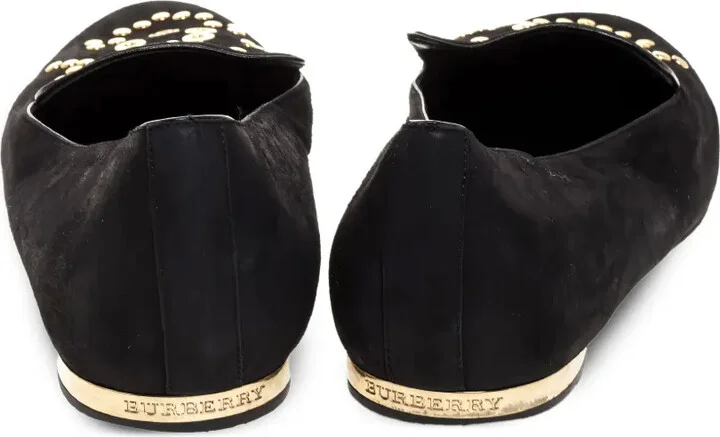 Suede Eyelet-Detail Loafers - Image 2