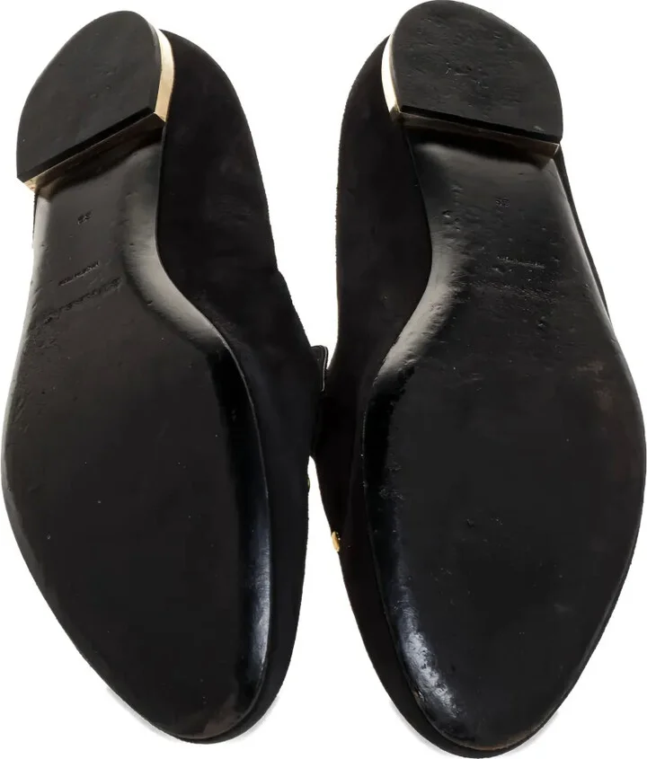Suede Eyelet-Detail Loafers - Image 3