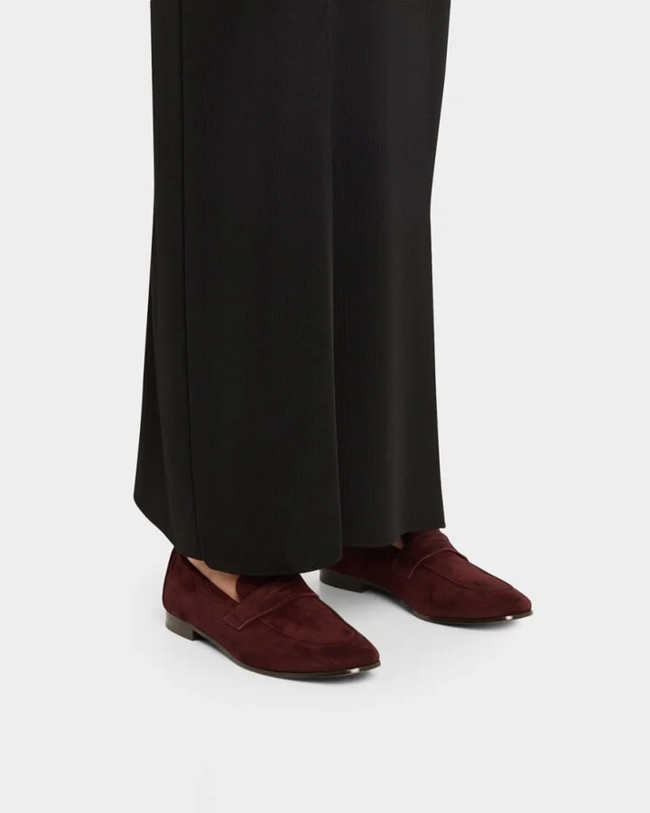 Suede Flaneur Penny Loafers - Image 3