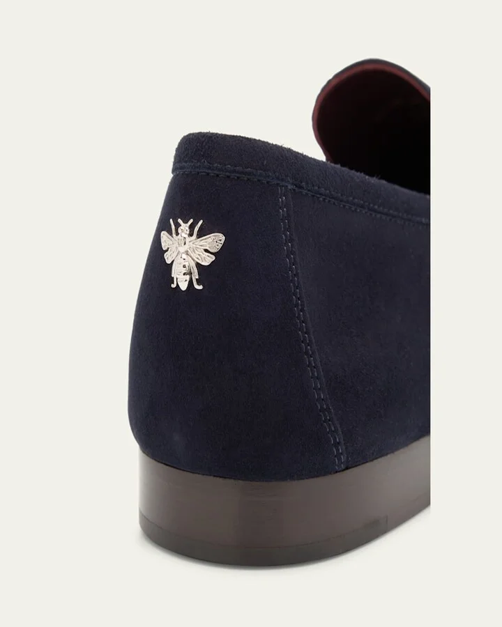 Suede Flaneur Penny Loafers - Image 3