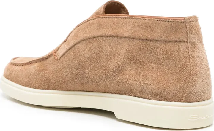 Suede Flat Loafers - Image 3