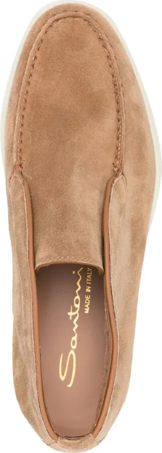 Suede Flat Loafers - Image 4