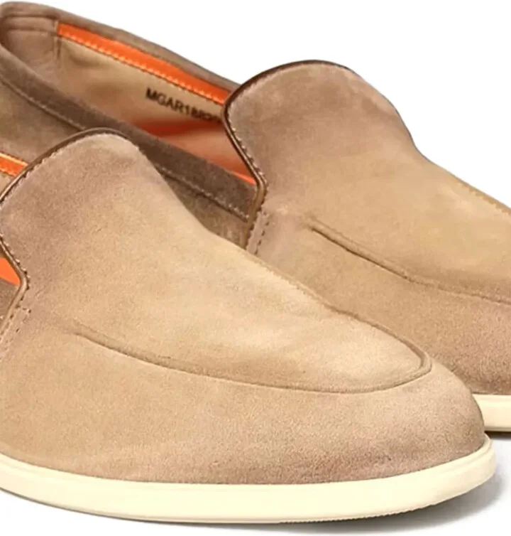 Suede Flat Loafers - Image 3