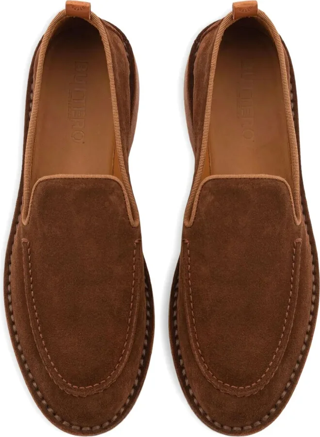 Suede Flat Loafers - Image 4