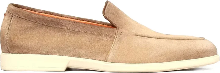 Suede Flat Loafers