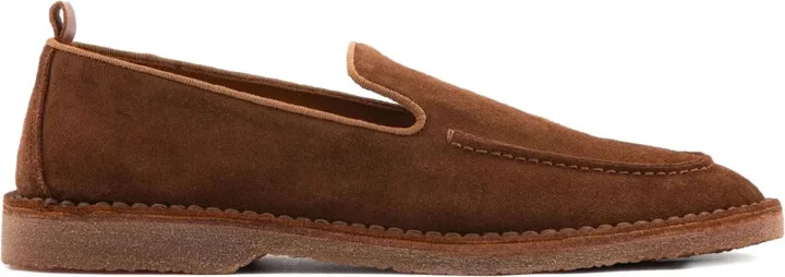 Suede Flat Loafers