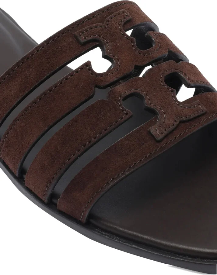 Suede Flat Sandals - Image 4