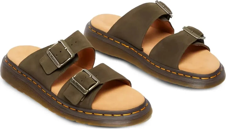 Suede Flat Sandals - Image 2