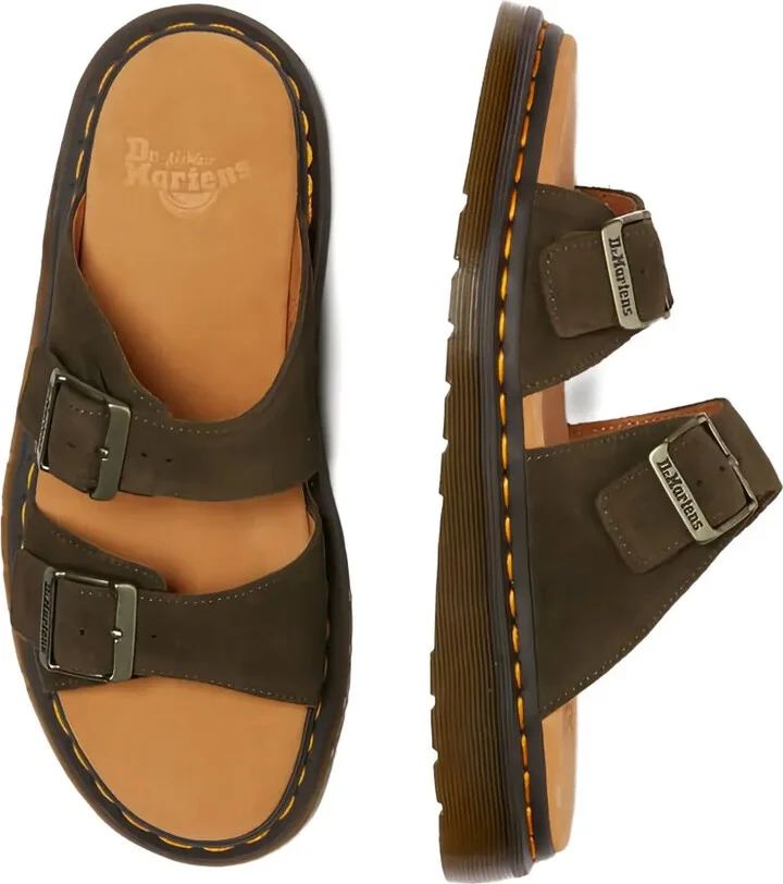 Suede Flat Sandals - Image 4