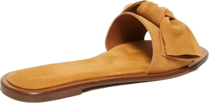 Suede Flat Sandals - Image 3