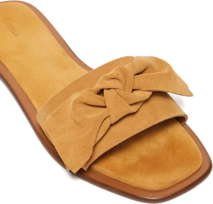 Suede Flat Sandals - Image 4