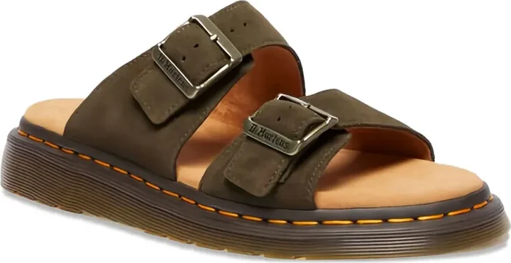 Suede Flat Sandals