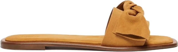 Suede Flat Sandals