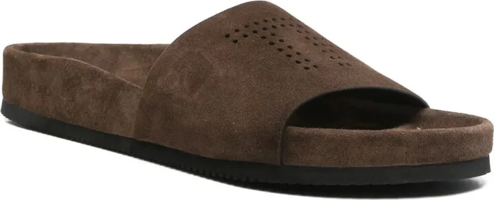 Suede Flat Slides - Image 2