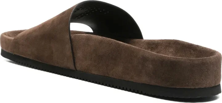 Suede Flat Slides - Image 3