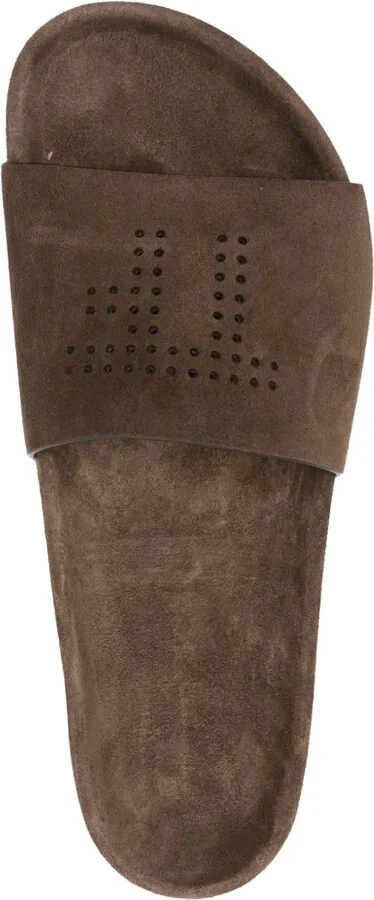 Suede Flat Slides - Image 4