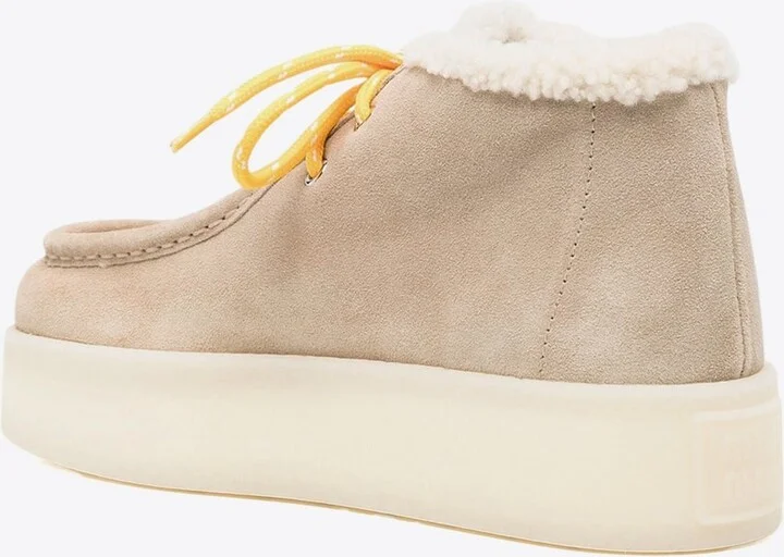 Suede Flatform Boots - Image 2