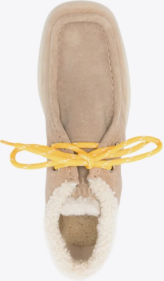 Suede Flatform Boots - Image 3