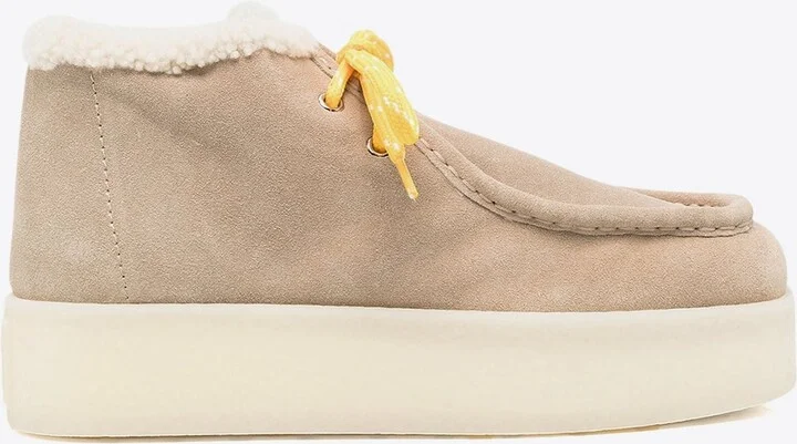 Suede Flatform Boots