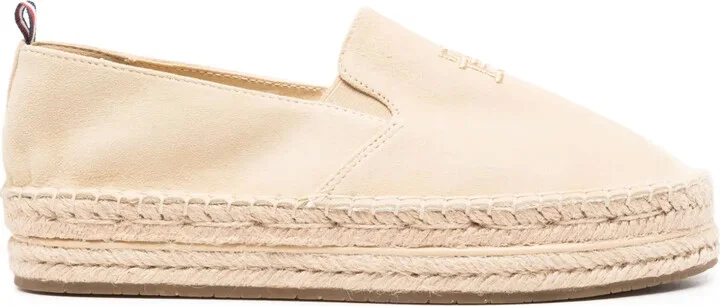 Suede Flatform Espadrilles
