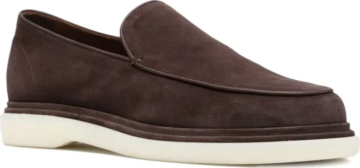 Suede Flatform Loafers - Image 2