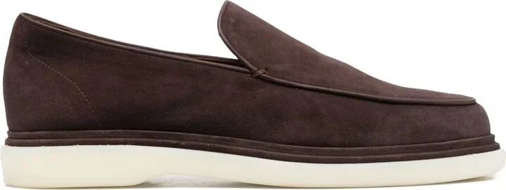 Suede Flatform Loafers
