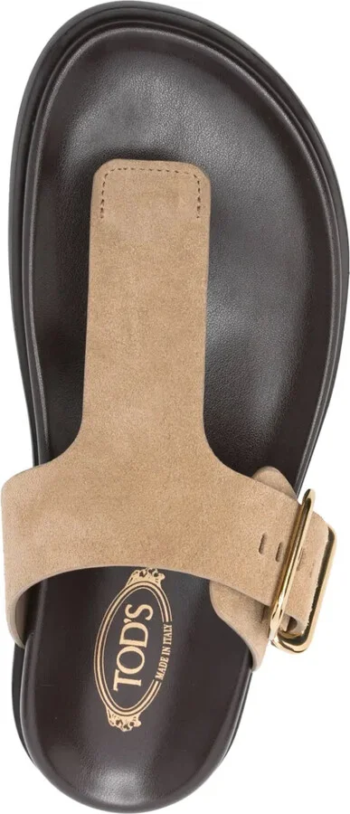 Suede Flip Flops - Image 4