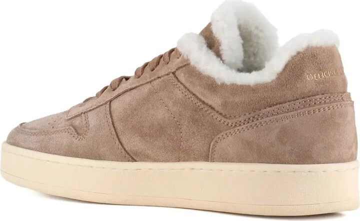 Suede Fur-Lined Sneakers - Image 3
