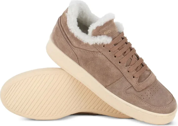 Suede Fur-Lined Sneakers - Image 4
