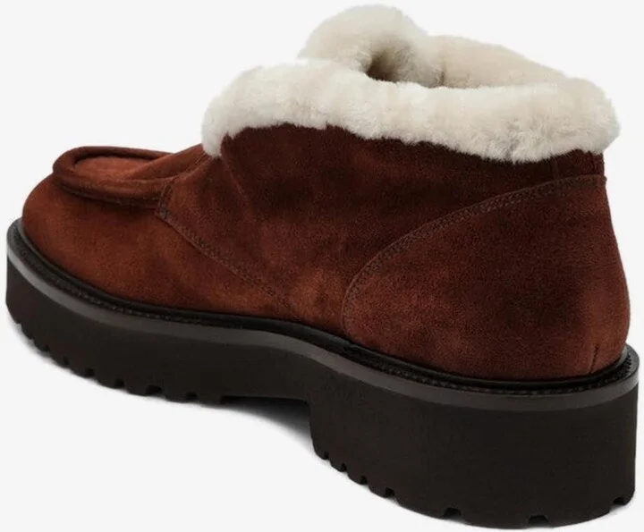 Suede Fur Loafers - Image 3
