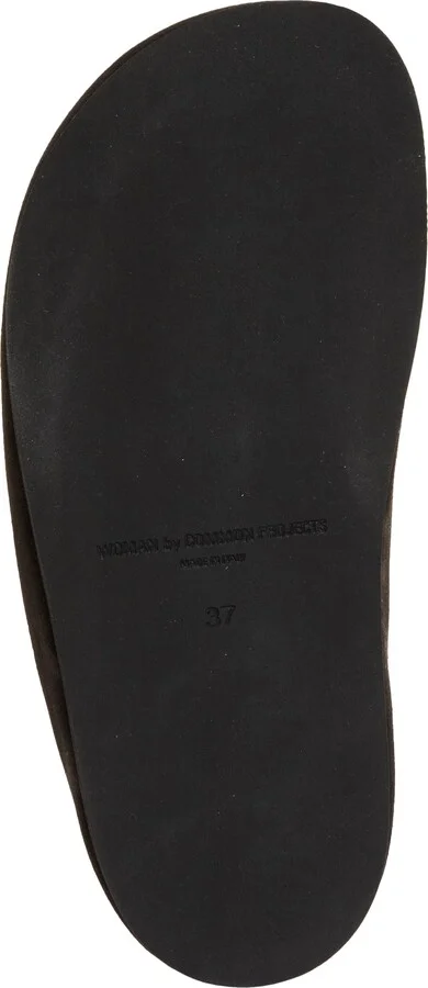 Suede & Genuine Shearling Clog - Image 6