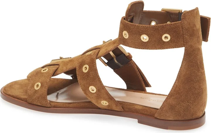 Suede Gladiator Sandal - Image 2