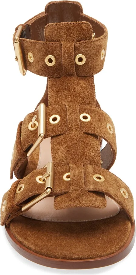 Suede Gladiator Sandal - Image 4