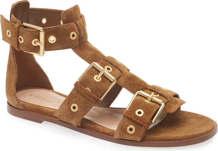 Suede Gladiator Sandal