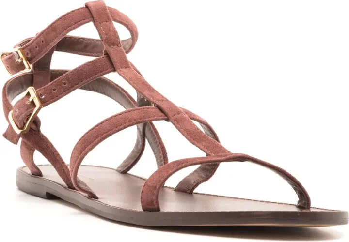 Suede Gladiator Sandals - Image 2