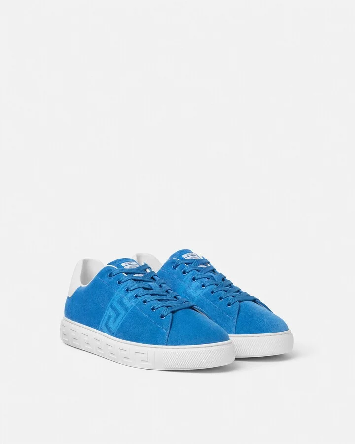 Suede Greca Sneakers - Image 3