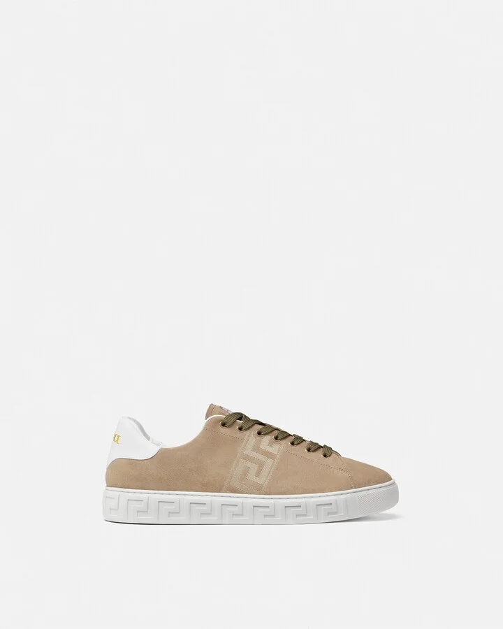 Suede Greca Sneakers