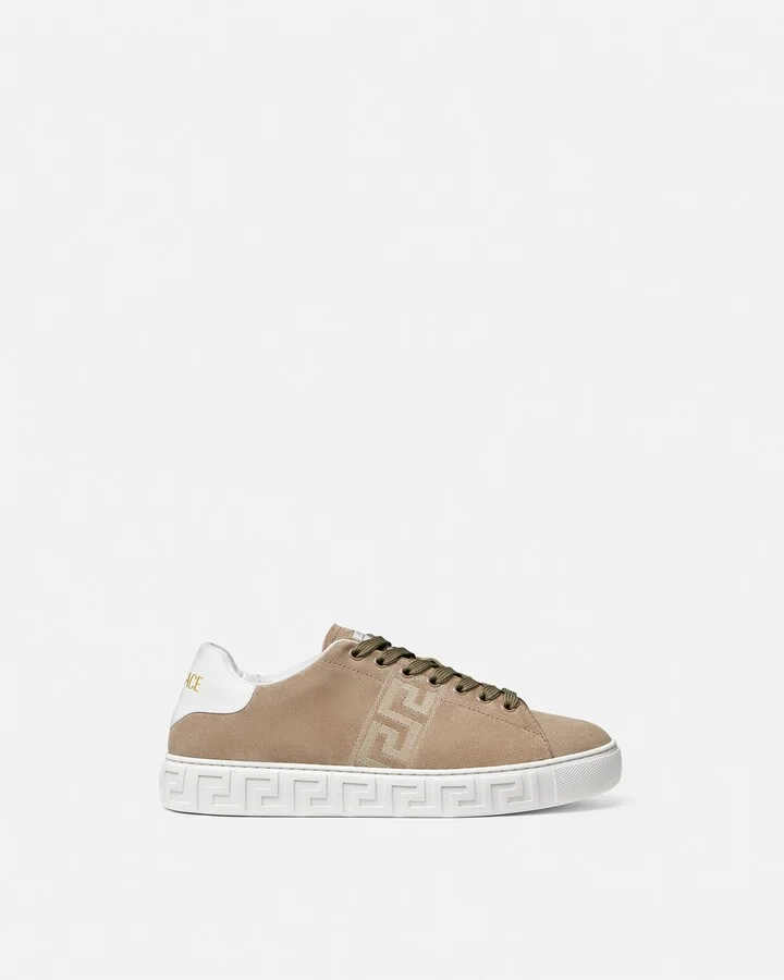 Suede Greca Sneakers
