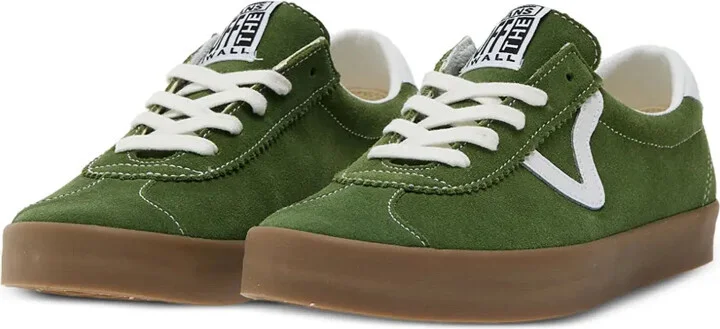 Suede Gum-Sole Trainers - Image 2