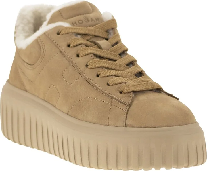 Suede H-stripes Trainers - Image 2