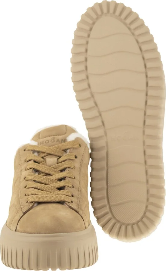 Suede H-stripes Trainers - Image 5