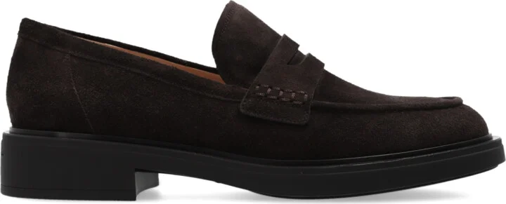 Suede ‘Harris’ Loafers, , - Brown
