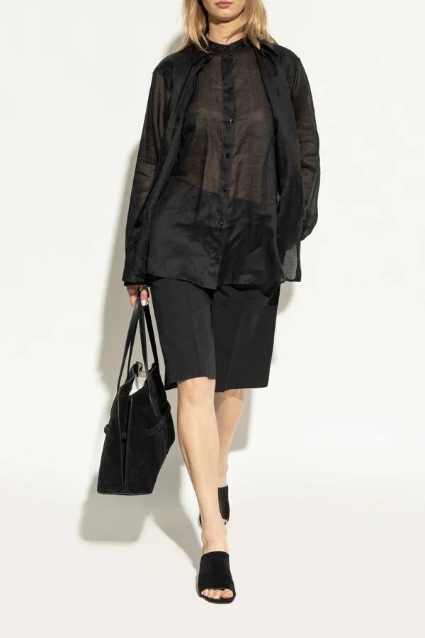 Suede Heeled Mules, , - Black - Image 2