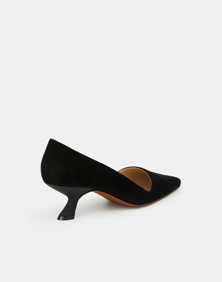 Suede Heeled Pump - Image 3