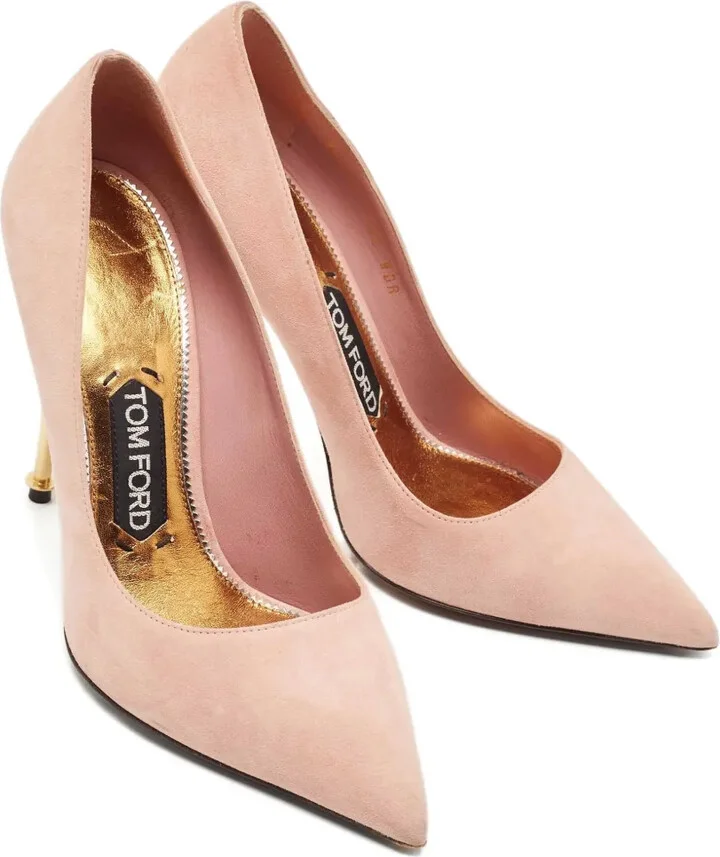 Suede Heeled Pumps - Image 3